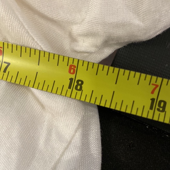 ROCK & REPUBLIC - tee: asymmetric thin rayon l/s w embellished studded neck - L - Picture 7 of 16